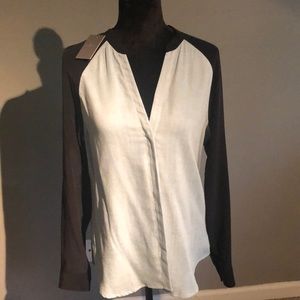 NWT Seven button down blouse size large